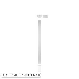 Luxxus Pilaster Plinth D320 - D320